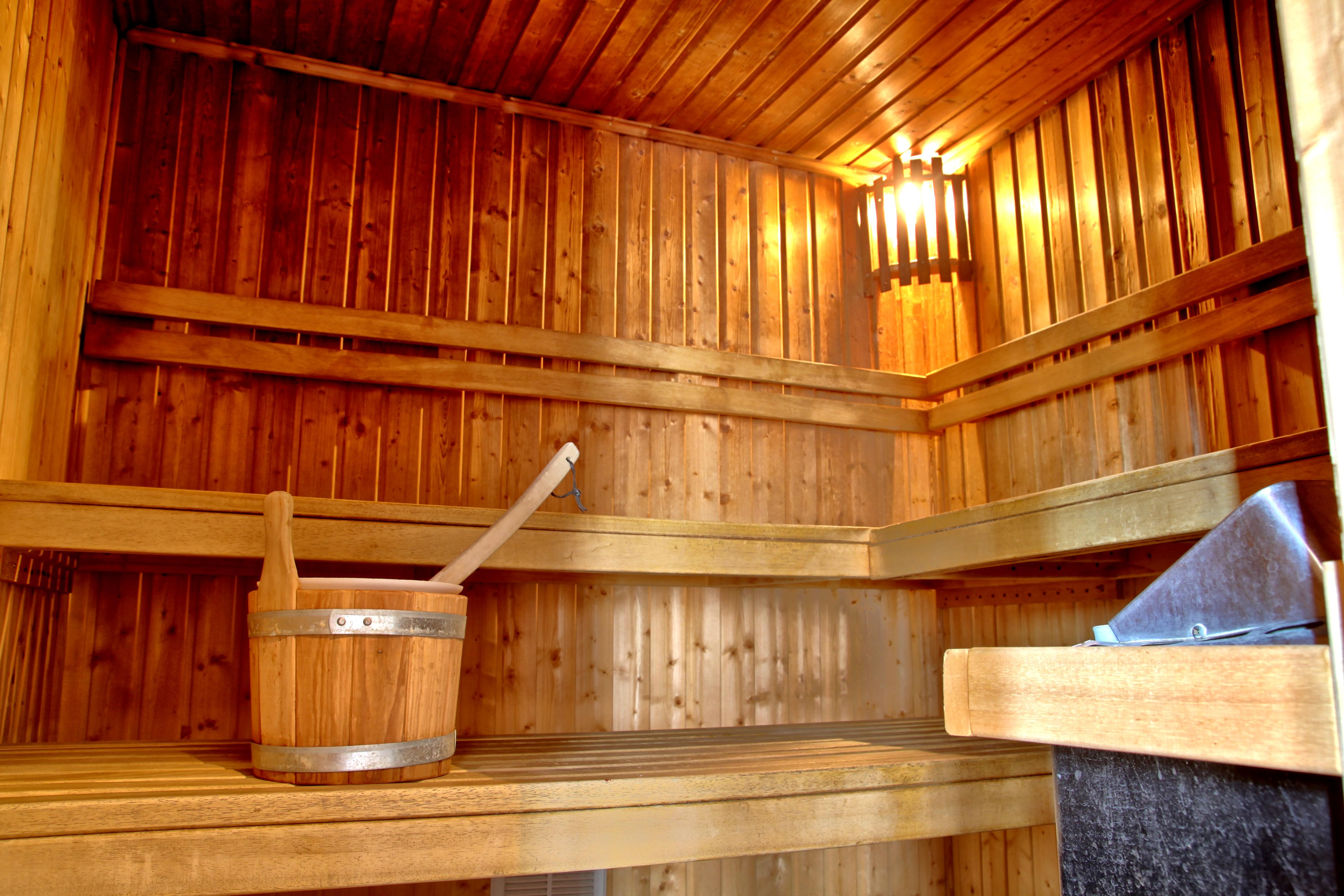 فندق روز Český Krumlov المظهر الخارجي الصورة A Finnish sauna