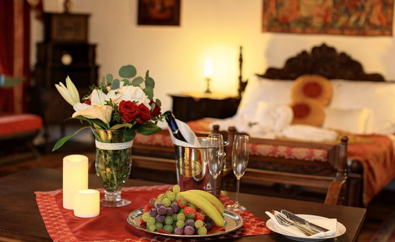 فندق روز Český Krumlov المظهر الخارجي الصورة A romantic setting