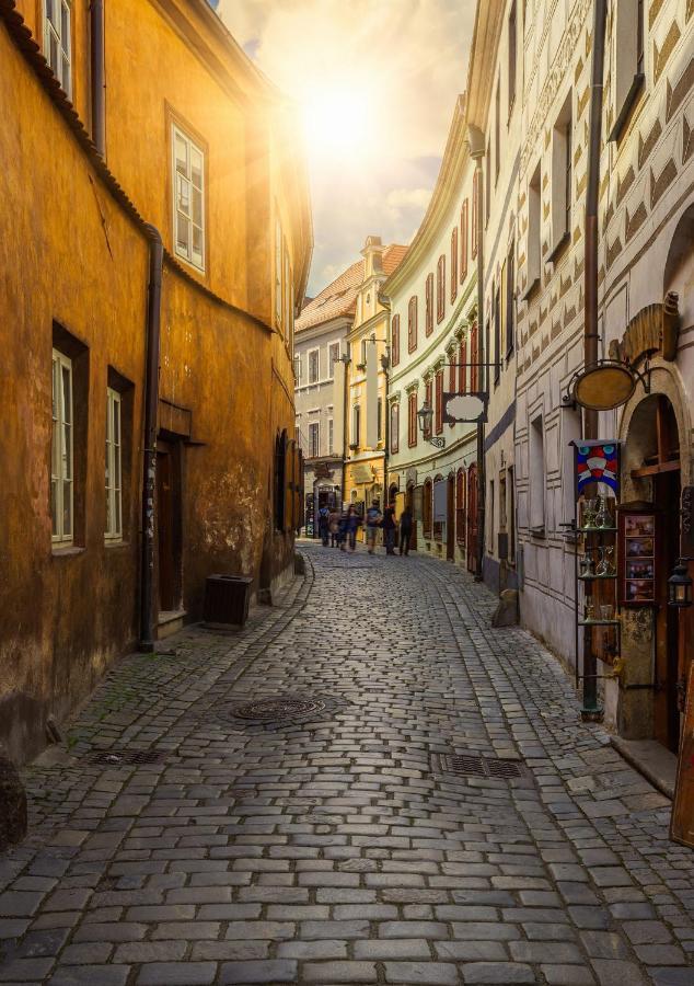 فندق روز Český Krumlov المظهر الخارجي الصورة The narrow streets of the old town